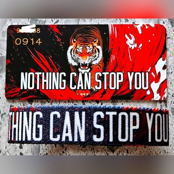 ZOX "NOTHING CAN STOP YOU" #914 INTERACTIVE RED TIGER COLLECTIBLE WRISTBAND - Picture 3 of 8